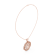 Inspirational Earth Motif Statement Charm Featuring Round Lab Grown Diamond - View 11