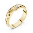Round Cut Lab Grown Diamond Men's Three Stone Diagonal Wedding Band - View 2
