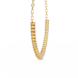 Graduated Round Lab Grown Diamond V Necklace - View 5