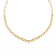 Graduated Round Lab Grown Diamond V Necklace - View 8