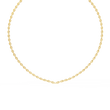 Pear Moissanite Diamond Tennis Necklace - View 8