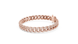 Round Cut Lab Diamond Miami Cuban Link Bracelet - View 11