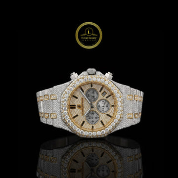 Luxury Full Iced Out Moissanite Diamond Watch for Men by Ivevar