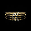 Round Cut Lab Diamond Adjustable Double Chain Bracelet
