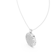 Circular Medallion Pendant with Cluster Round Lab Grown Diamond - View 12
