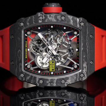 Automatic Skeleton Dial Carbon Fiber Sports Watch