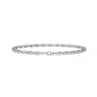 Round Cut Moissanite Diamond Minimalist Tennis Bracelet - View 7
