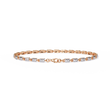 Round Cut Moissanite Diamond Minimalist Tennis Bracelet - View 6