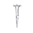 Round and Marquise Moissanite Diamond Exquisite Dual Line Bracelet - View 4
