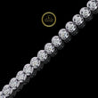 Round Cut Moissanite Diamond Box Clasp Tennis Bracelet - View 7