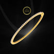 Round Cut Moissanite Diamond Box Clasp Tennis Bracelet - View 8