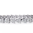 Round Cut Moissanite Diamond Continuous Tennis Bracelet - View 6
