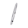Round Cut Moissanite Diamond Aurora Luxe Tennis Bracelet - View 4