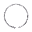 Round Cut Moissanite Diamond Aurora Luxe Tennis Bracelet - View 10