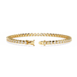 Round Cut Moissanite Diamond Aurora Luxe Tennis Bracelet - View 5