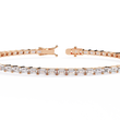 Emerald Moissanite Diamond Tennis Bracelet A Modern Masterpiece of Sparkle - View 9