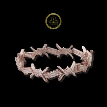 Luxury Tennis Chain Bracelet - Handmade Moissanite Diamond Gift