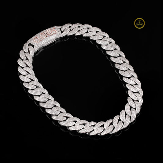 Ivevar Premium VVS Moissanite Tennis Chain D Color Brilliance