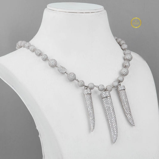 Custom Iced Out Cuban Link Chain – Lab Created Diamonds & 925 Silver