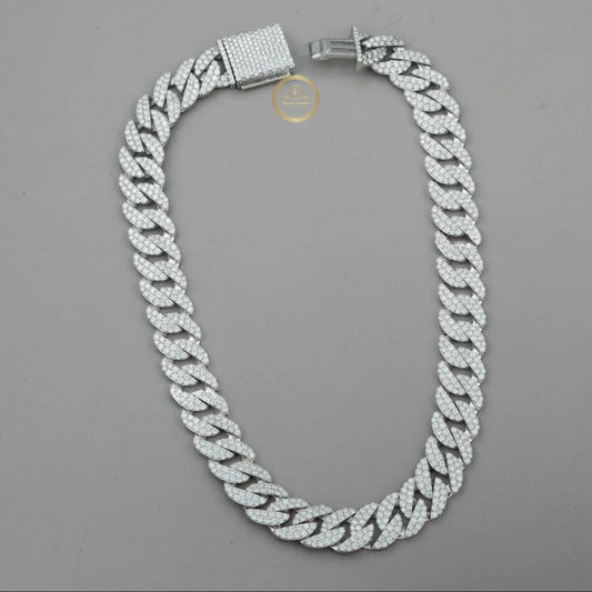 Personalized Lab-Grown Diamond Cuban Chain – Custom by Ivevar