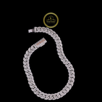 Iced Out Cuban Chain That Turns Heads Custom Drop Moissanite Diamond By IVEVAR Luxury