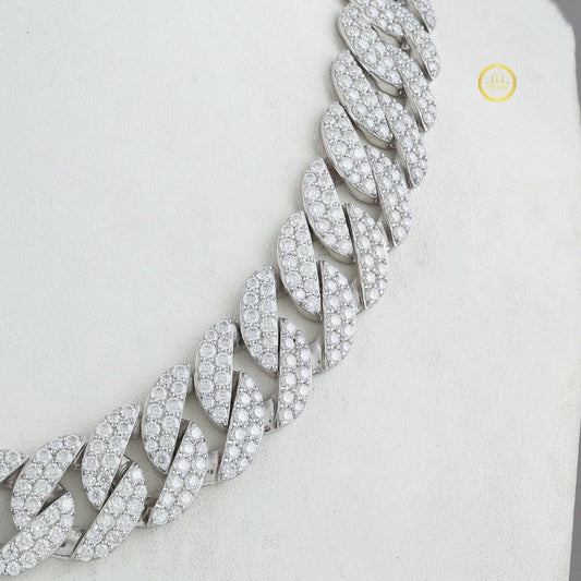 Personalized Lab-Grown Diamond Cuban Chain – Custom by Ivevar