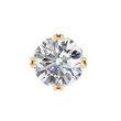 Elegant Classic Round Cut Solitaire Moissanite Diamond Earrings with Premium Prong Setting - View 2