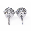 Elegant Classic Round Cut Solitaire Moissanite Diamond Earrings with Premium Prong Setting - View 10