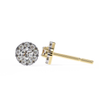 Modern Lab Grown Round Cut Diamond Earring Designs Wear Innovation For Every Look - View 2