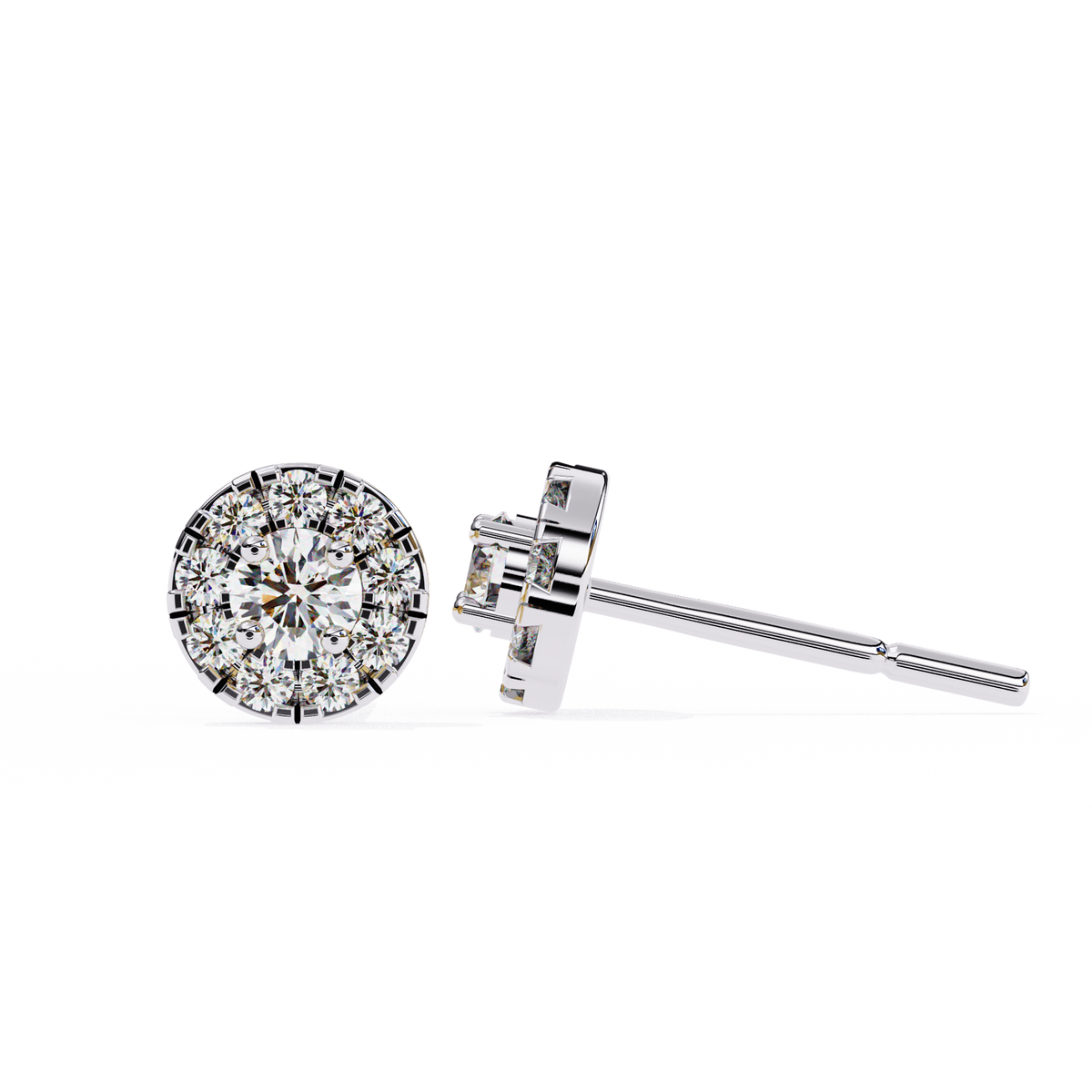 Modern Moissanite Round Cut Diamond Earring Designs Wear Innovation For Every Look - View 4