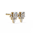 Sustainable Sparkle Top Luxury Round Cut Moissanite Diamond Earring For Soft Corner - View 8