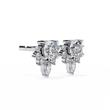 Sustainable Sparkle Top Luxury Round Cut Moissanite Diamond Earring For Soft Corner - View 9