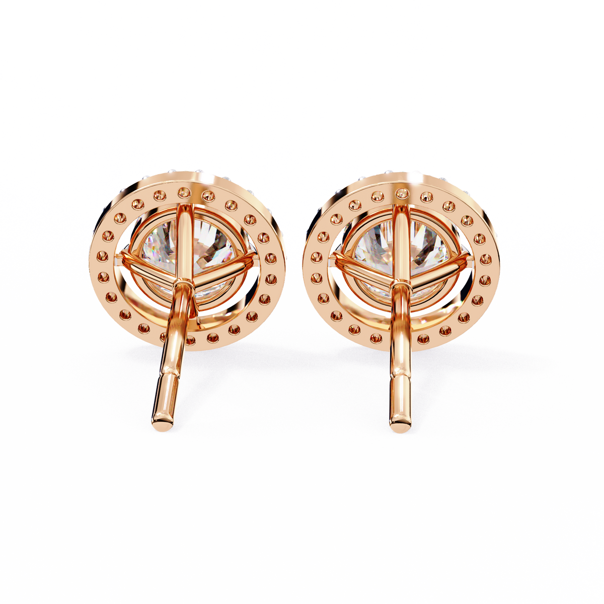 Exclusive Designer Moissanite Round Cut Diamond Earring Limited Edition For Look - View 7