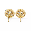 Exclusive Designer Moissanite Round Cut Diamond Earring Limited Edition For Look - View 5