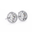 Exclusive Designer Moissanite Round Cut Diamond Earring Limited Edition For Look - View 10