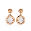 Sophisticated Moissanite Bezel Set Radiant Round Diamond Earring for the Discerning - View 9