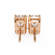 Stunning Moissanite Diamond Emerald Cut Earrings Crafted with Care Designed to Dazzle For Her - View 6