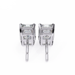 Stunning Moissanite Diamond Emerald Cut Earrings Crafted with Care Designed to Dazzle For Her - View 7