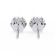Round Cut Moissanite Diamond Earrings Elevate Your Everyday Look Classy - View 10