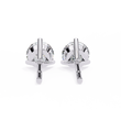 Premium Round Moissanite Diamond Stud Earrings Luxury Gift with Classic Three Prong Setting - View 10
