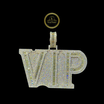 Custom Moissanite Solitaire Pendant VVS Diamond Necklace by Ivevar