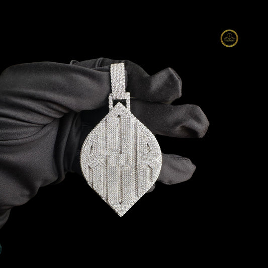 Hiphop Pendant 925 Silver Custom Letter VVS Diamonds Iced Out Custom Moissanite Pendant By Ivevar