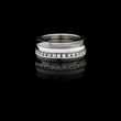 Round Moissanite Diamond Channel Set Wedding Band