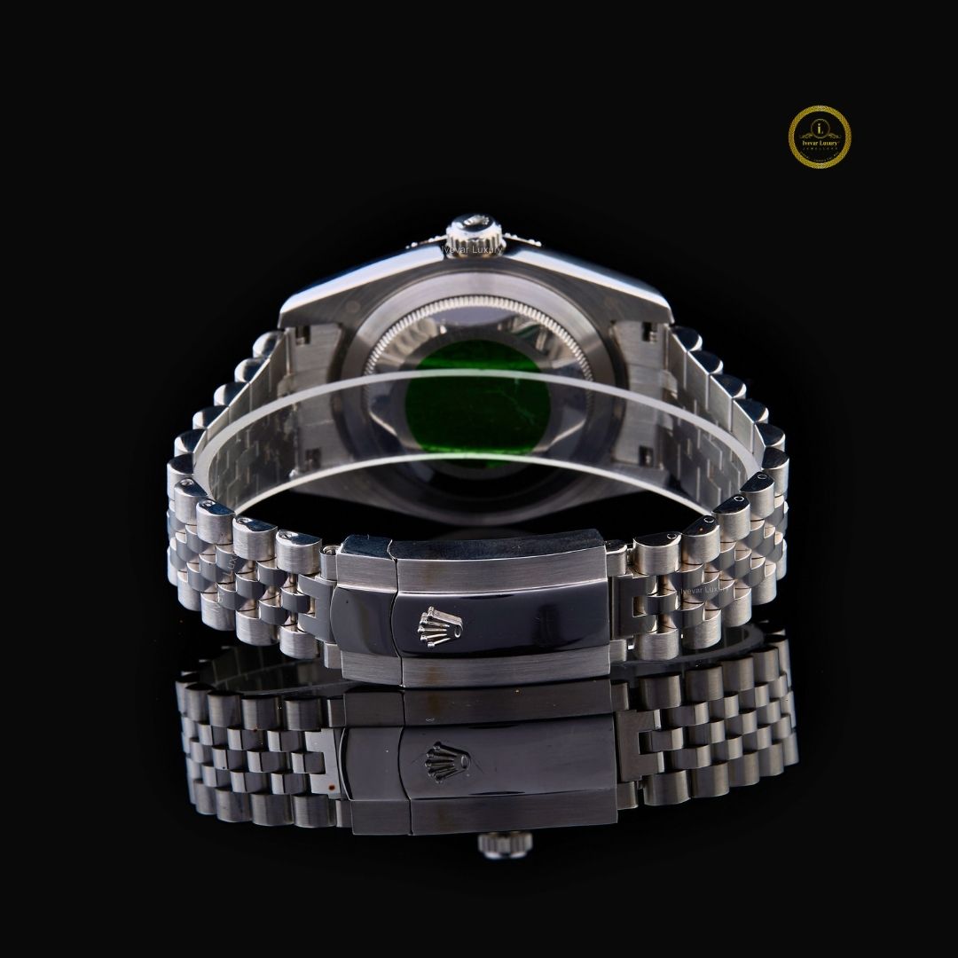 Ivevar Luxury Square Lab Grown Diamond Watch Luminous Quartz & Date Function for Men - View 4