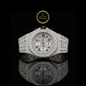 Luxury diamond-encrusted watch 