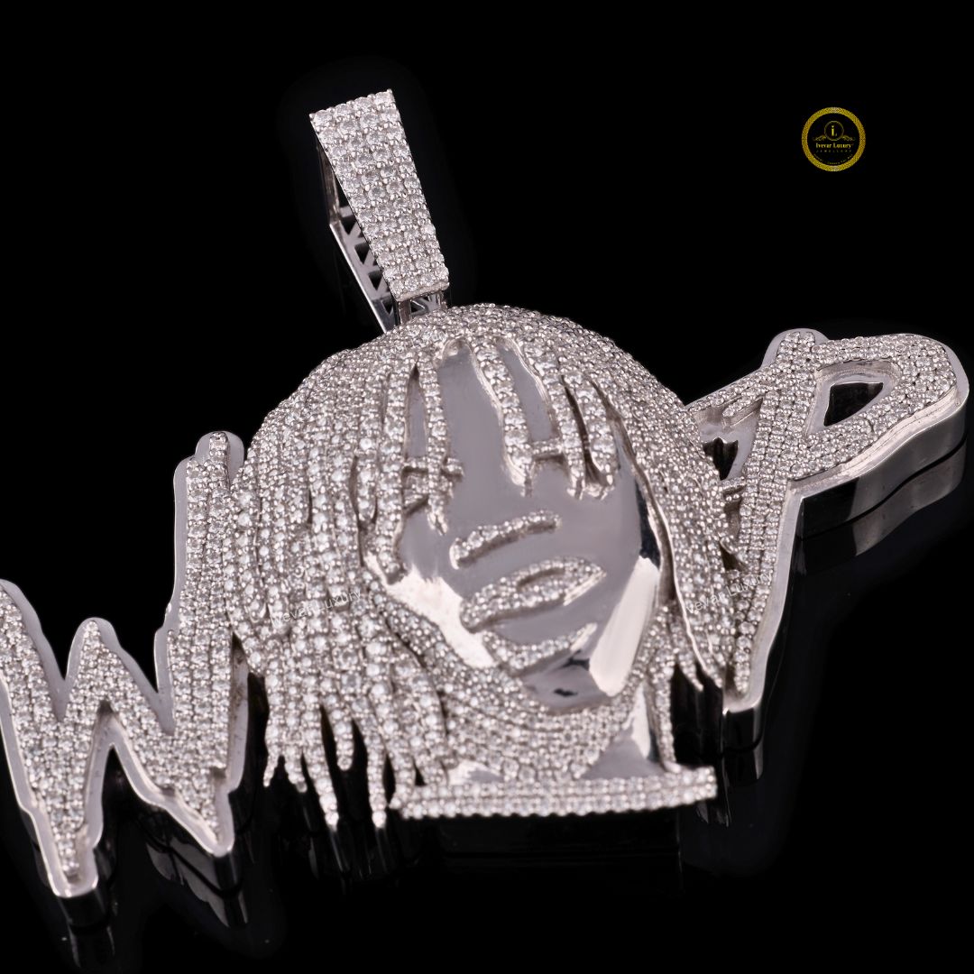 Lab Diamond Custom Pendant Luxury Necklace Gift Idea - View 2