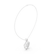 Openwork Quatrefoil Lab Grown Diamond Pattern Necklace - View 9