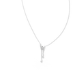 Butterfly Dangle Pendant with Pave Round Lab Grown Diamond - View 6