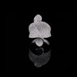 Round Cut Moissanite Diamond Men's Organic Fluid Wave Full Pave Statement Band