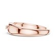 Round Cut Moissanite Diamond Men's Modern Split Shank Gold Band - View 9